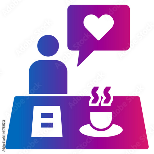 motivation gradient style icon