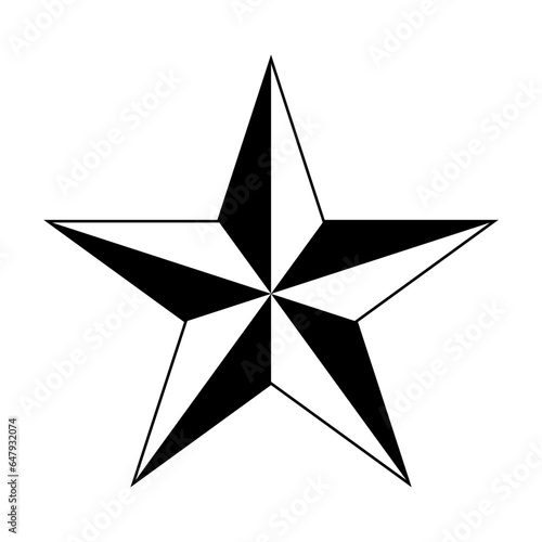 Star vector icon for graphic design, logo, web site, social media, mobile app, ui illustration © Nine