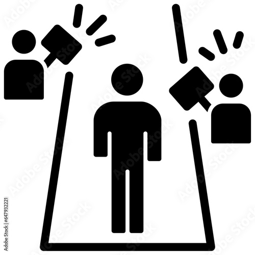 celebrity glyph style icon