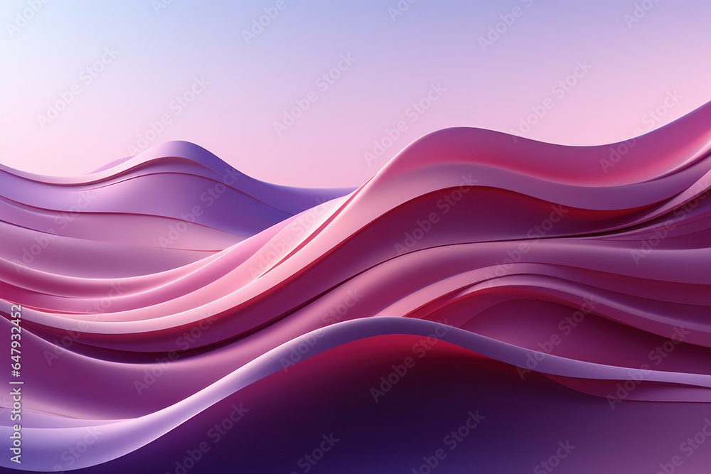 Abstract Purple Wave Gradient Background, Curve Motion Concept. Generative AI Abstract Purple Wave Gradient Background, Curve Motion Concept. Generative AI