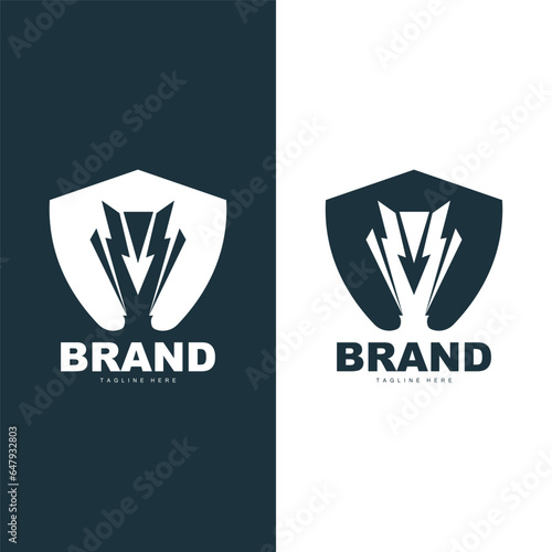 Trophy Logo Illustration Award Winner Template Vector Design