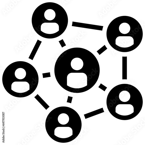 community glyph style icon