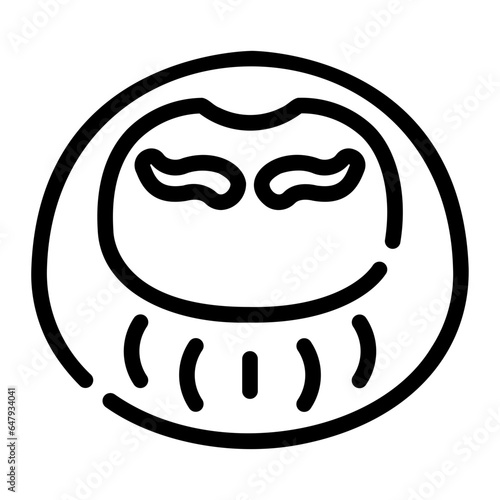 daruma Line Icon