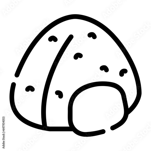 onigiri Line Icon