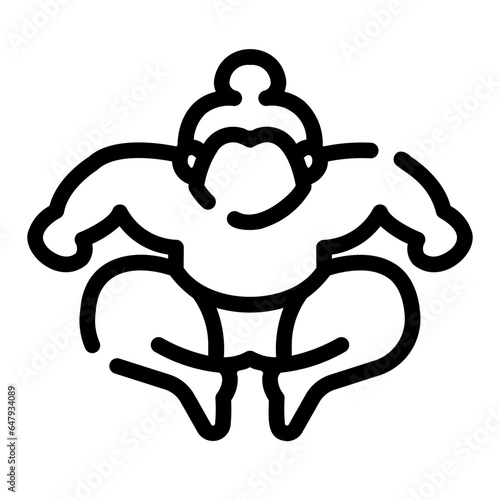 sumo Line Icon