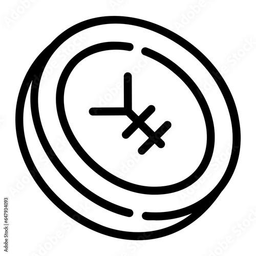 yen Line Icon