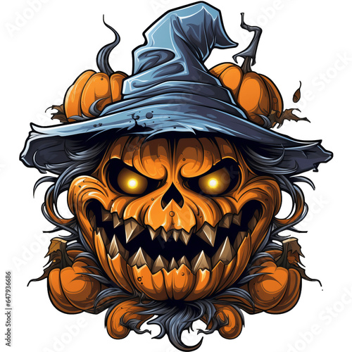 Halloween pumplin sublimation clipart png photo