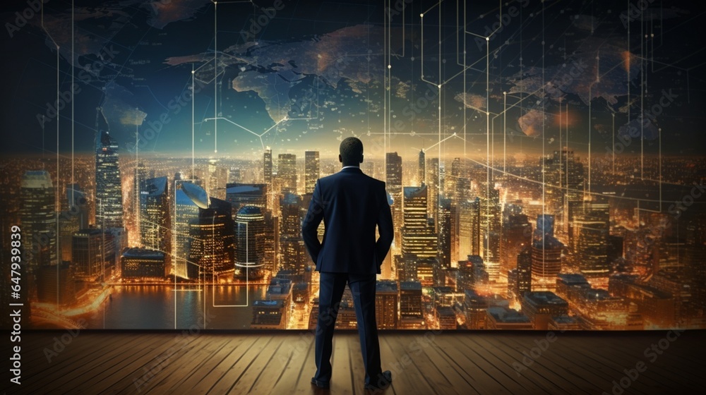 a highly detailed and lifelike image showcasing the essence of the business forecasting concept through a blend of innovative visuals and precision a highly detailed and lifelike image showcasing the essence of the business forecasting concept through a blend of innovative visuals and precision