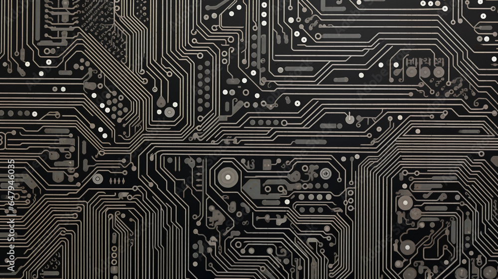 Circuit board background drawn by black marker. Circuit board background drawn by black marker.