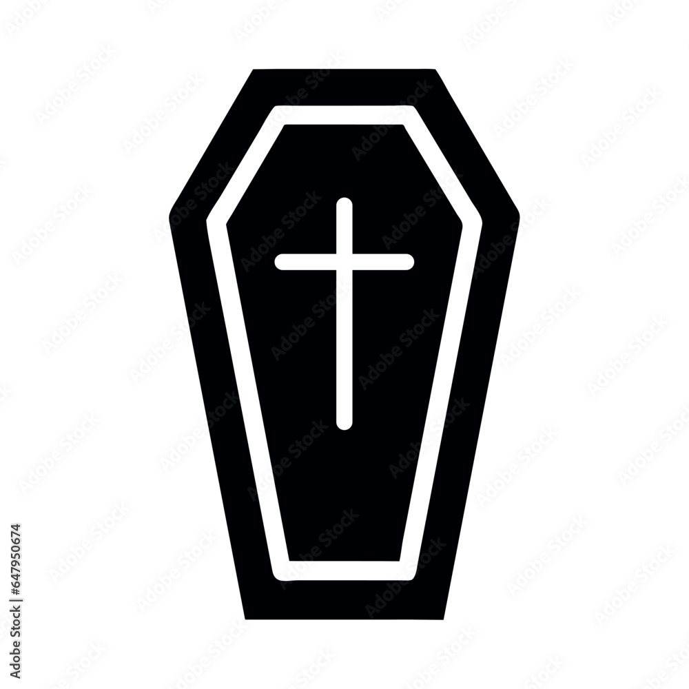 coffin halloween silhouette style coffin halloween silhouette style