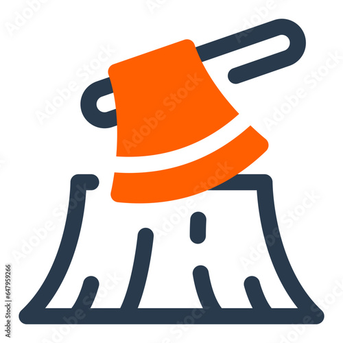 Deforestation or forest loss Icon