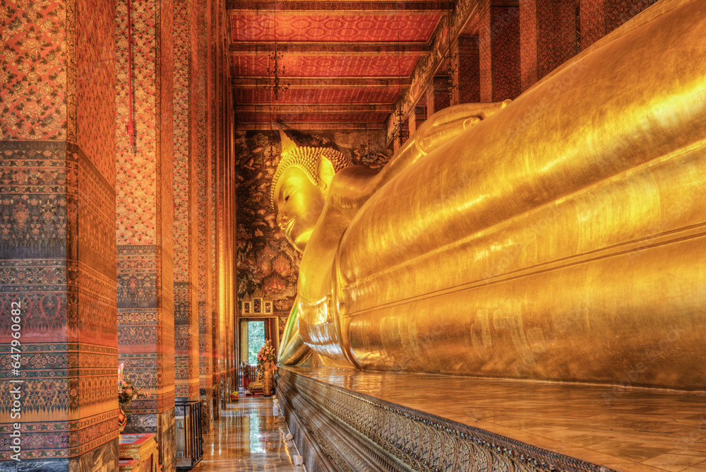 Φωτογραφία Wat Pho, The Temple of the Reclining Buddha, Thailand, Asia