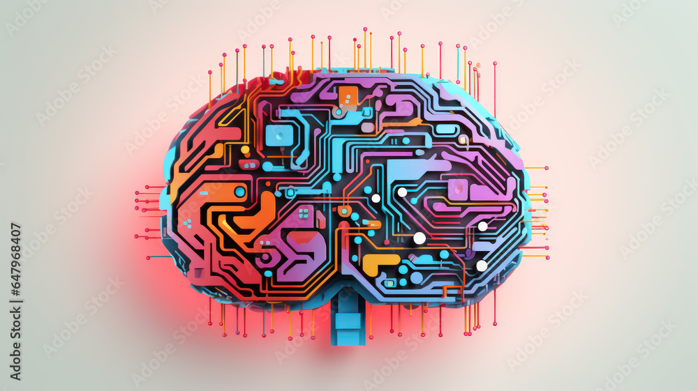 Minimalist Computer Brain Model Minimalist Computer Brain Model