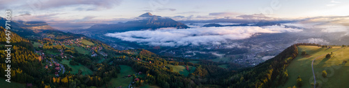 Fototapeta Naklejka Na Ścianę i Meble -  Frankreich Haute Savoie im Herbst