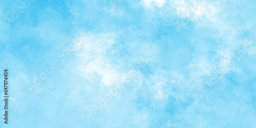 Abstract Watercolor shades blurry and defocused Cloudy Blue Sky Background,cloudy stains and smoke perfect for wallpaper, cover, card, decoration and presentation.