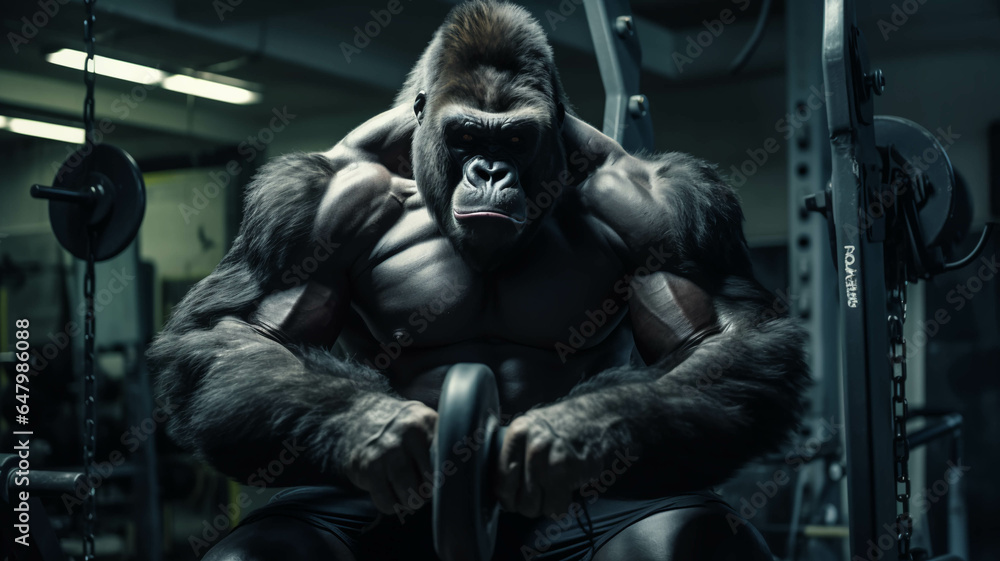 GORILLA AT THE GYM GORILLA AT THE GYM