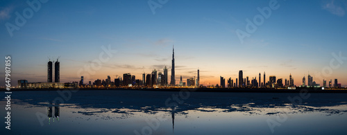 Dubai Salt Lake Panorama