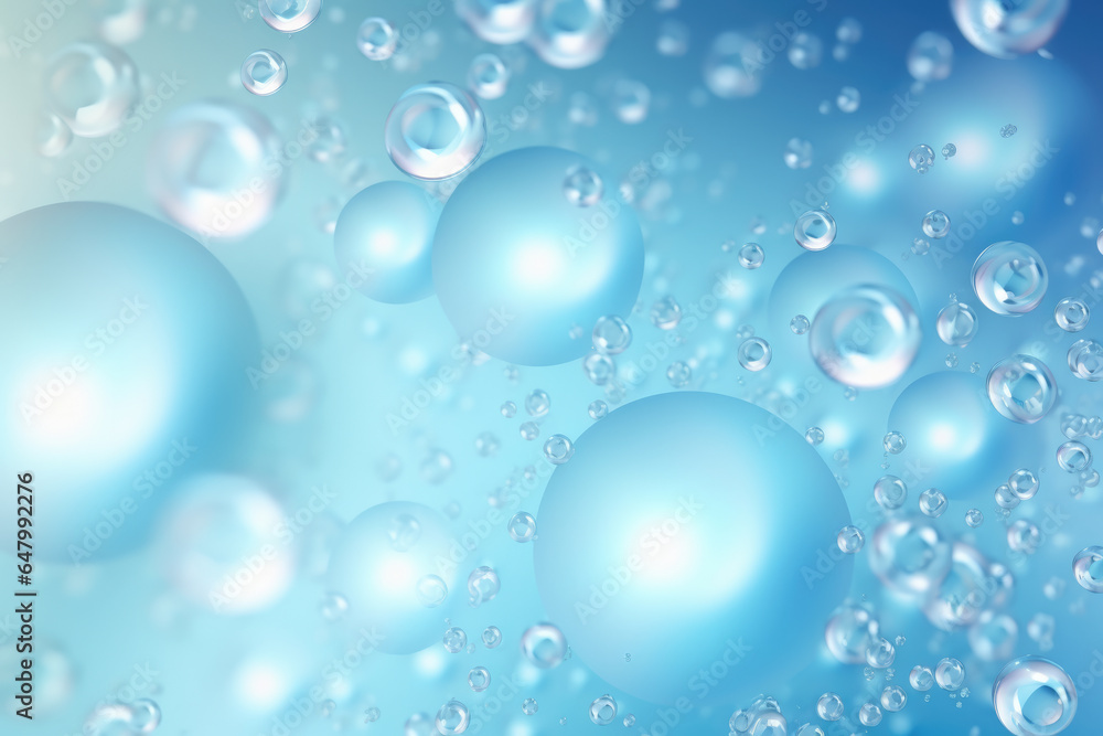 Bunch of bubbles floating on top of each other. Concepts such as joy, celebration, creativity, or even mindfulness. Advertisements, blog posts, social media content, or design projects.