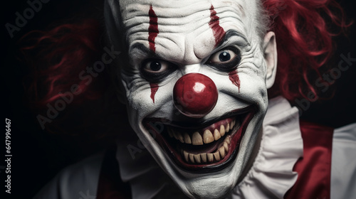 Scary Clown. Generative Ai