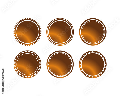 luxury gold coin frame