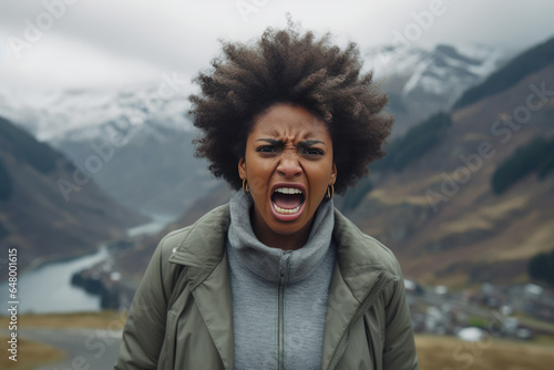 A Woman With An Angry Look On Her Face