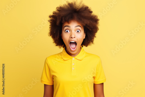 A Woman With A Surprised Look On Her Face
