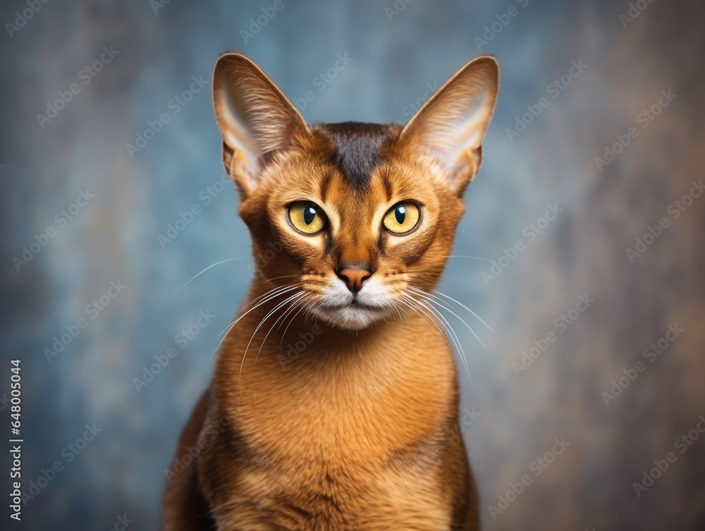 The Abyssinian cat, often referred to as the 