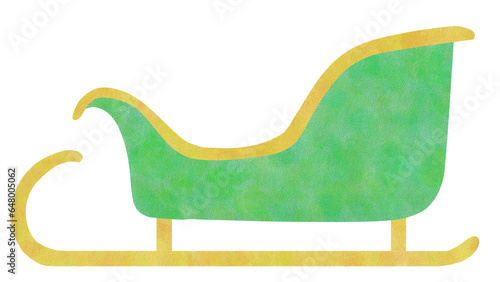 Santa’s sleigh clipart transparent PNG