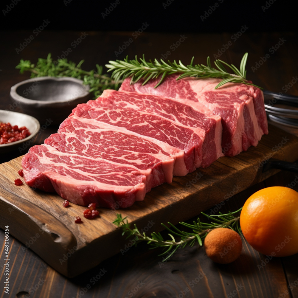 Fototapeta premium Wagyu meat.