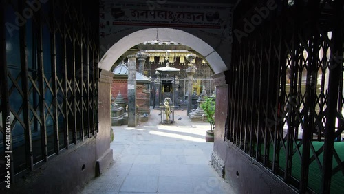 Buddhist temple. Machendra Nath temple, Jana Baha Katmandu Nepal photo