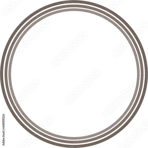 Circle brown 