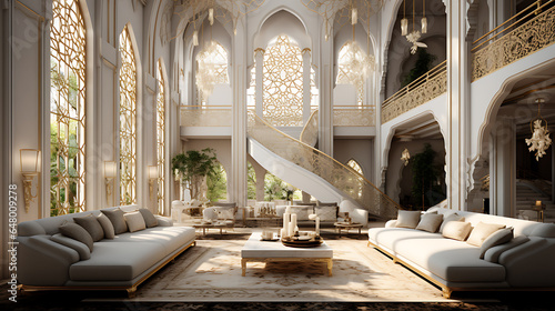 luxurious arabic pallace building design