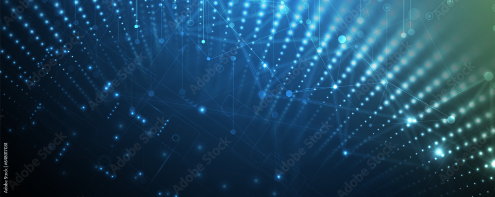 Obraz premium Technology abstract futuristic background for internet business. Big data concept.