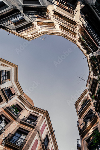 Barcelona old city center