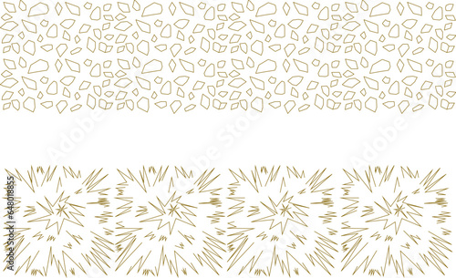 Vector sketch clipart illustration of plants, flowers and trees for completeness of images and designs