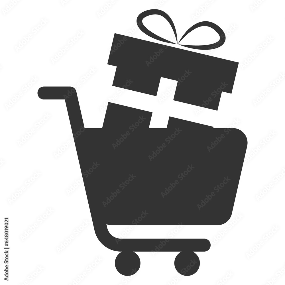 Vector illustration of buy gifts icon in dark color and transparent background(PNG). Vector illustration of buy gifts icon in dark color and transparent background(PNG).