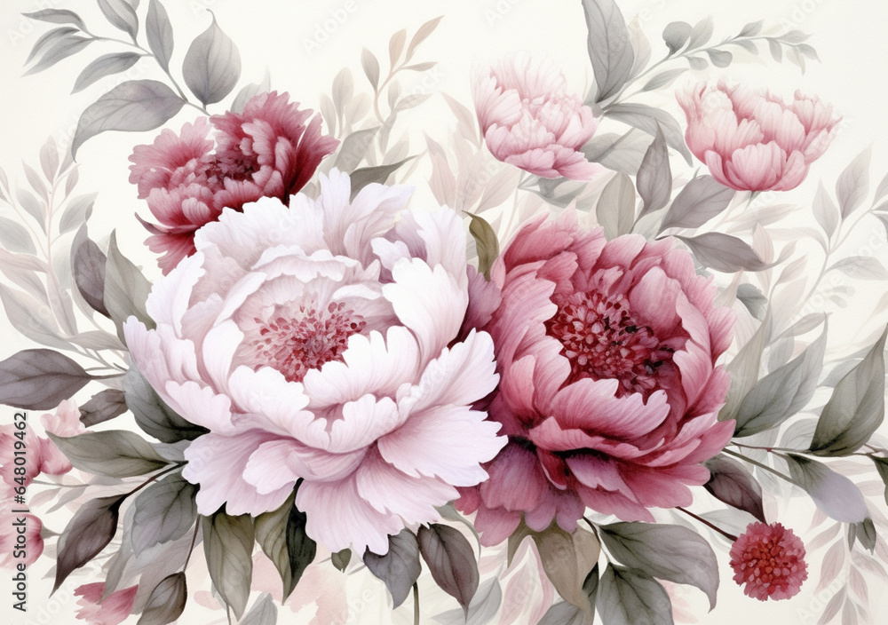 Elegant Floral Harmony - Botanical Bliss Collection Created with generative AI tools. Elegant Floral Harmony - Botanical Bliss Collection Created with generative AI tools.