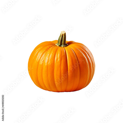 Pumpkin isolated on white PNG transparent background