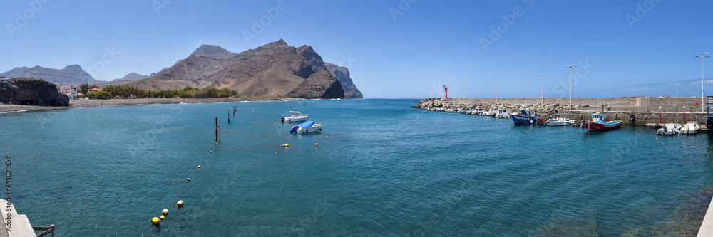 Obraz premium Panorama Puerto de La Aldea auf der Insel Gran Canaria