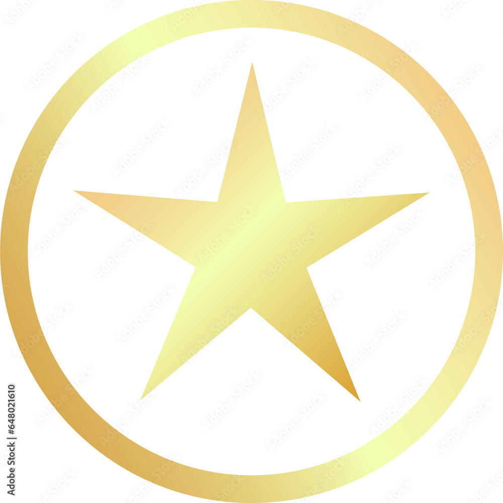 Golden star icon Golden star icon