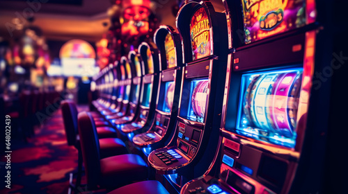 Casino slot machines photo