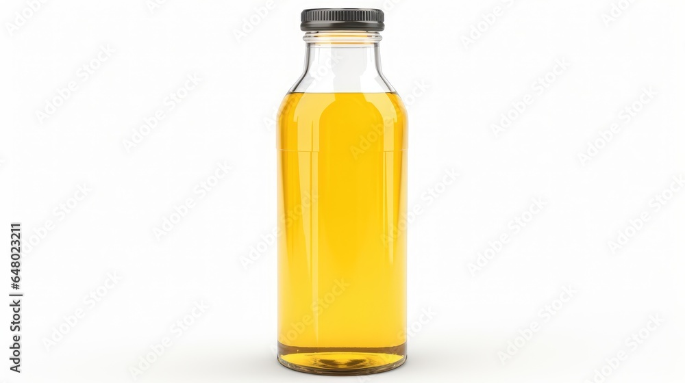 bottle of olive oil isolated - obrazy, fototapety, plakaty 