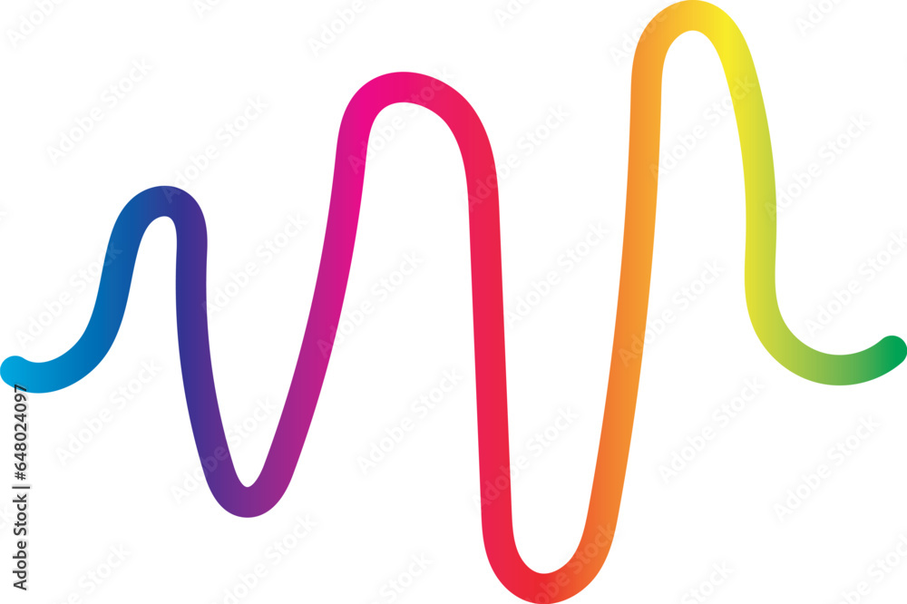 Sound waves logo vector illustration Sound waves logo vector illustration