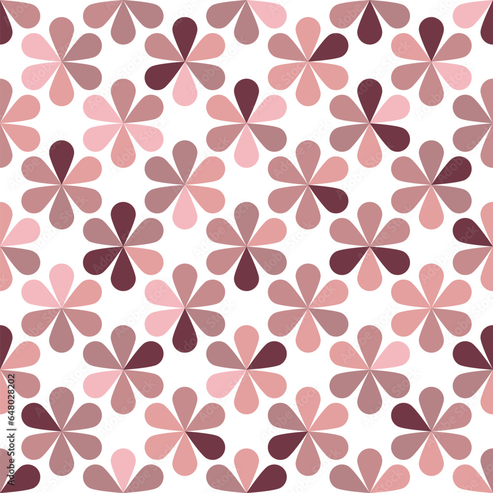 Abstract simple flowers on white background. Seamless pattern. Vector illustration. Pastel colors. Perfect for design templates, wallpaper, wrapping, fabric and textile. Abstract simple flowers on white background. Seamless pattern. Vector illustration. Pastel colors. Perfect for design templates, wallpaper, wrapping, fabric and textile.