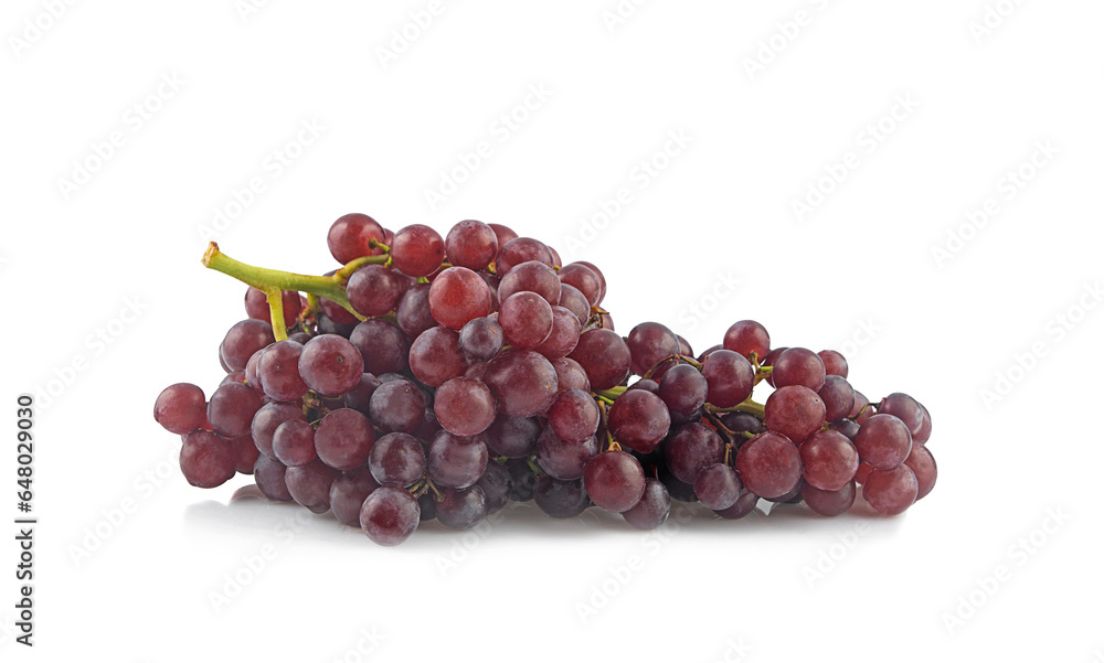 Fototapeta premium champagne grapes isolated on white background