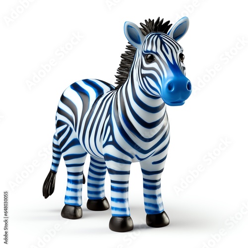 zebra cartoon isolated on white background