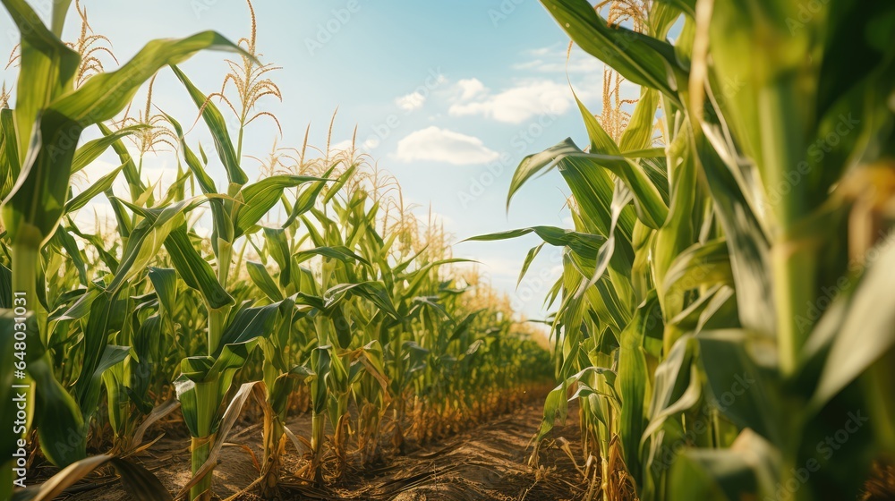Corn field, AI generated Image