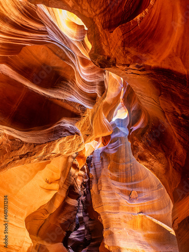 Antelope Canyon in the middle of the desert in Arizona, USA