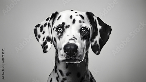 araffe with spots on it's face and a black nose Generative AI