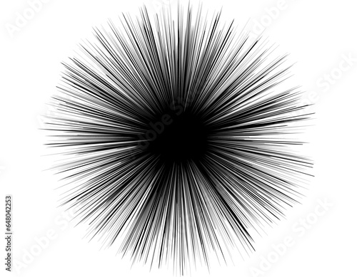 チラシや漫画に使える集中線のフレームConcentrated line frame that can be used for flyers and comics＃effect line＃concentration line